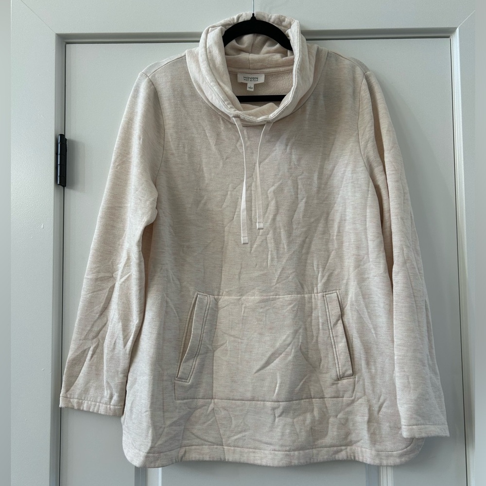 Haven Well Within Funnel Neck Pullover Sweatshirt Sz Large
